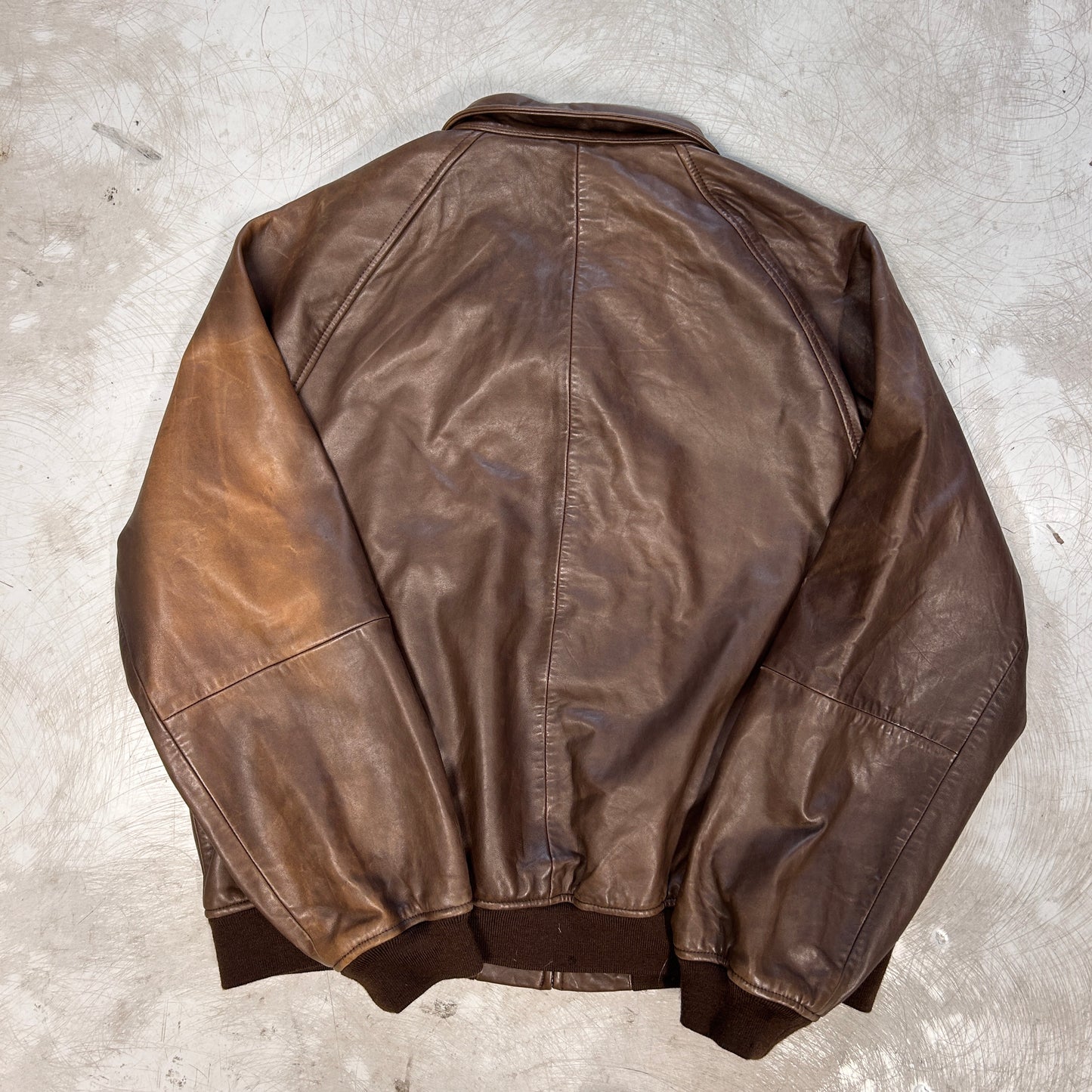 Polo Leather Bomber Jacket