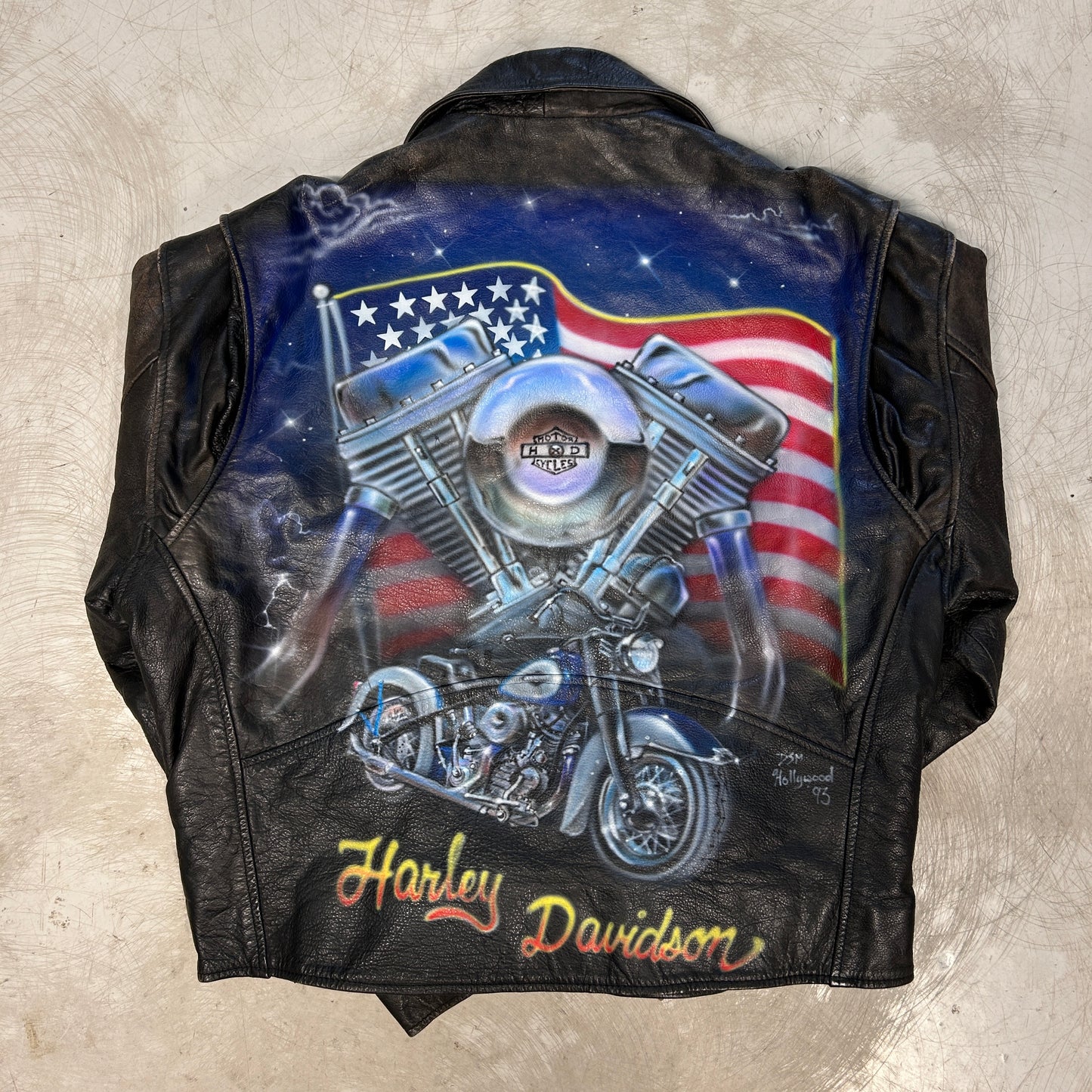 Harley Davidson Leather Biker Jacket